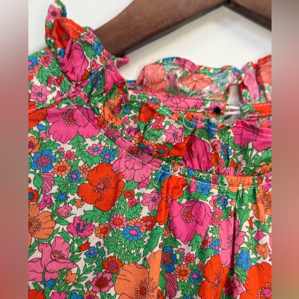 J.CREW Smocked Puff-Sleeve Top in Liberty® Meadow Song Fabric | Small - Picture 6 of 14